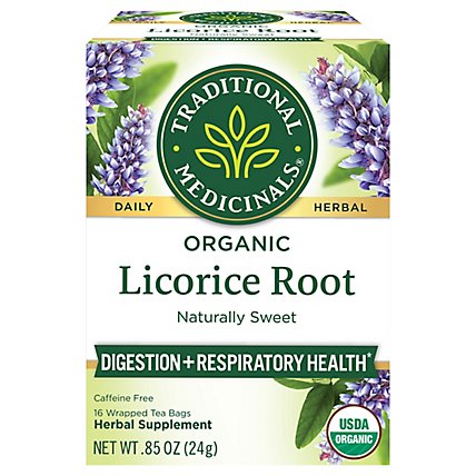 Trad Med Tea Licorice - 16 Count - Image 1