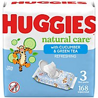 Huggies Natural Care Scented Refreshing Baby Wipes - 3-56 Count - Image 1