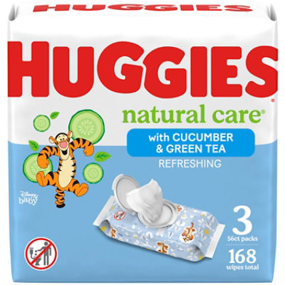 Huggies Natural Care Scented Refreshing Baby Wipes - 3-56 Count