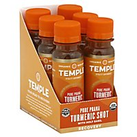 Temple Turmeric Shot Pure Prana - 3 Oz - Image 1