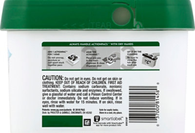 Cascade Free & Clear Dishwasher Detergent ActionPacs Orange Blossom - 37 Count - Image 3