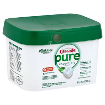 Cascade Free & Clear Dishwasher Detergent ActionPacs Orange Blossom 37 Count Safeway