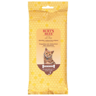 burt's bees dander reducing cat wipes