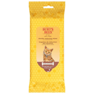 Burts Bees Dander Reducing Cat Wipes - 50 Count