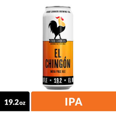 Four Corners El Chingon IPA Craft Beer Can 7.3% ABV - 19.2 Fl. Oz. - Image 1