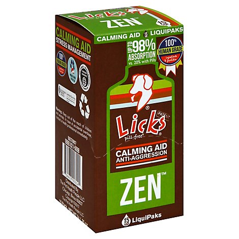 Licks Dog Zen Roasted Chicken - 15 Count