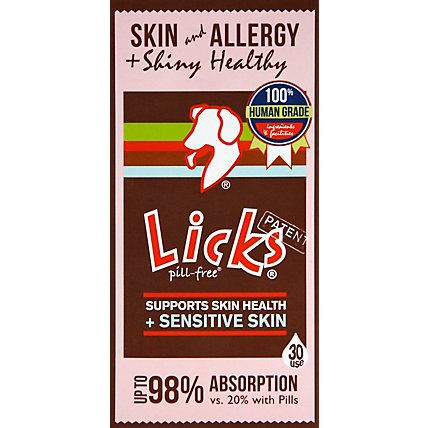 Licks Dog Skin And Allergy & Shiny Coat - 30 Count - Image 2