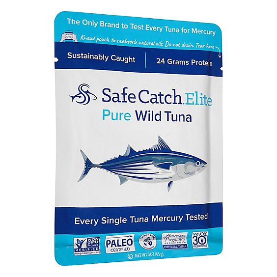 Safecatch Tuna Wild Elite Sngl Pch - 3 Oz