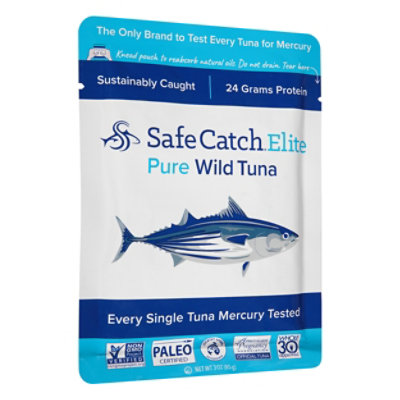 Safecatch Tuna Wild Elite Sngl Pch - 3 Oz