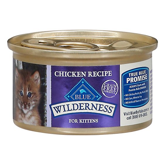 BLUE Wilderness Kitten Chkn Wet Cat Food - 3 Oz