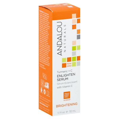 Andalou Naturals Turmeric + C Enlighten Serum - 1.1 Oz