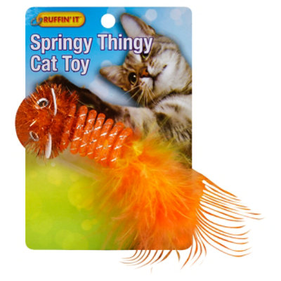 Ruffin It Cat Toy Springy Thingy Each Albertsons