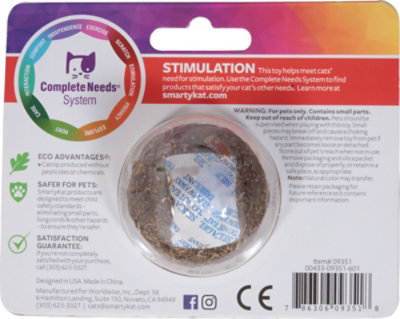 Smartykat Catnip Kiss Compressed Catnip Ball - 1 Each - Image 3