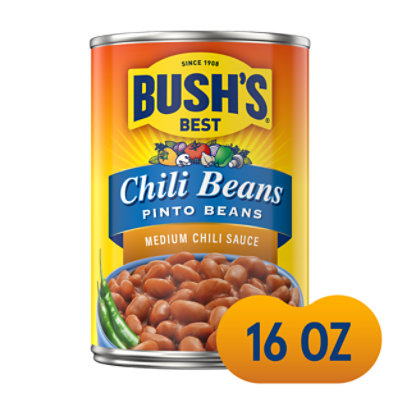 Bush's Pinto Beans in a Medium Chili Sauce - 16 Oz - Image 1