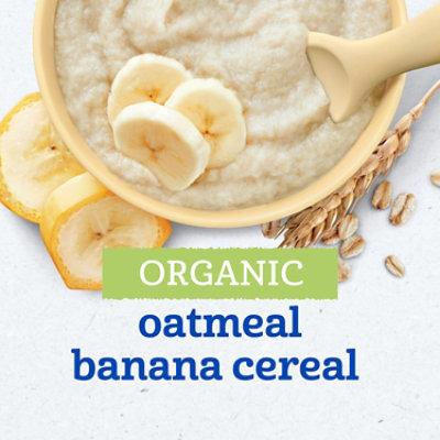Gerber 2nd Foods Grain & Grow Organic Banana Oatmeal For Baby In Canister - 8 Oz - Image 2