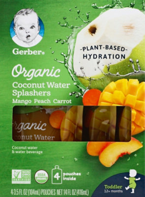 Gerber Org Coconut Carrot Peach Mango - 15.52 Oz - Image 2