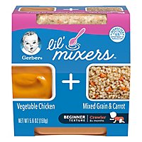 Gerber Lil Mixers Vegetable Chicken Mixed Grains Carrot - 5.6 Oz - Image 3