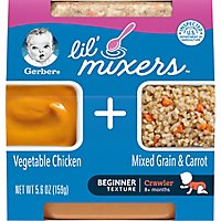 Gerber Lil Mixers Vegetable Chicken Mixed Grains Carrot - 5.6 Oz - Image 2