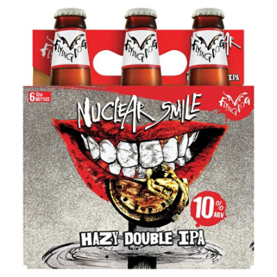 Flying Dog Nuclear Smile Hazy Double IPA In Bottles - 6-12 Fl. Oz. - Image 1