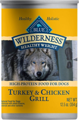 Blue Wilderness Dg Hlthy Wght Trky & Chk - 12.5 Oz - Image 2