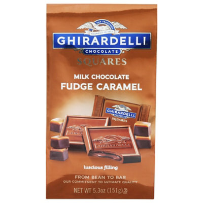 Ghirardelli Chocolate Squares Milk Chocolate Fudge Caramel - 5.3 Oz - Image 3