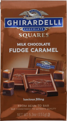 Ghirardelli Chocolate Squares Milk Chocolate Fudge Caramel - 5.3 Oz - Image 2