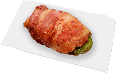Bacon-Wrapped Jalapeno With Shrimp & Pepper Jack 2 Oz - Image 1