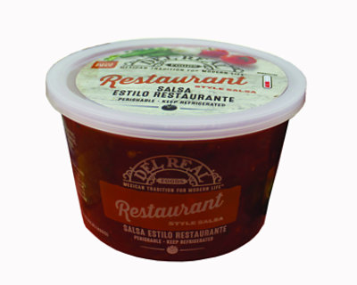 Del Real Restaurant Style Salsa - 15 Oz