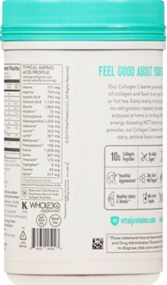 Vital Proteins Collagen Coconut Creamer - 10.3 Oz. - Image 5
