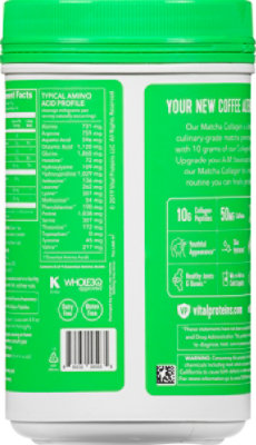 Matcha Collagen Peptides Container - 12 Oz - Image 5