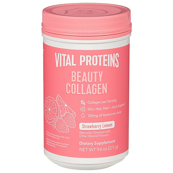 Collagen Beauty Water Strawberry Lemon - 11.5 Oz