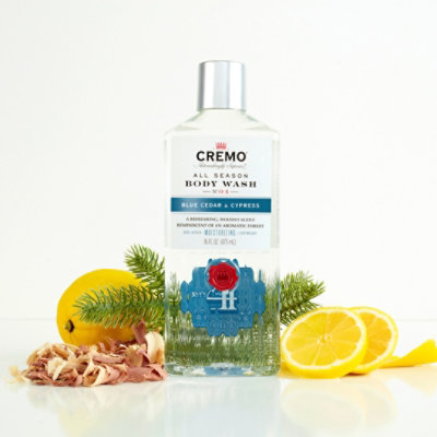 Cremo Blue Cedar & Cypress Body Wash - 16 oz - Image 3