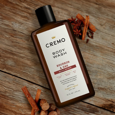 Cremo Bourbon & Oak Body Wash - 16 Oz - Image 4
