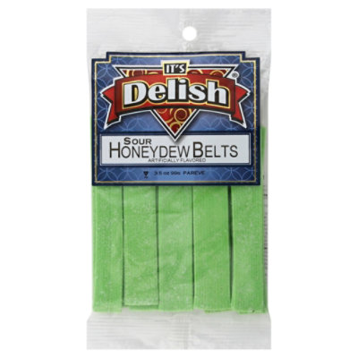 Honeydew Sour Belts - 3.5 Oz