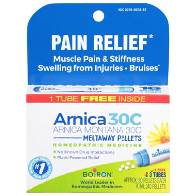 Boiron Arnica 30c Pain Relief - 3 Count - Image 1