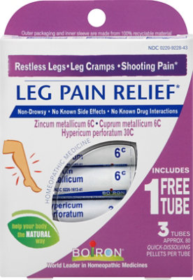 Boiron Leg Pain Relief Bonus Care Pack - 3 Count - Image 2