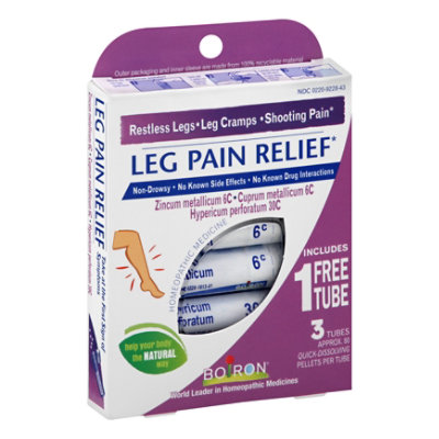 Boiron Leg Pain Relief Bonus Care Pack - 3 Count - Image 1