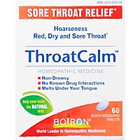 Boiron Throat Calm - 60 Count - Image 2