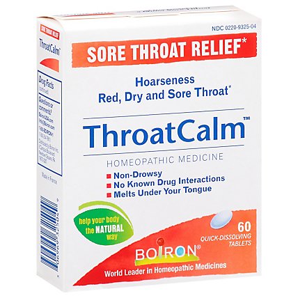 Boiron Throat Calm - 60 Count - Image 1