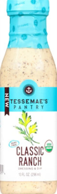 Tessemaes Organic Dressing & Marinade Dairy Free Classic Ranch - 10 Fl. Oz. - Image 2