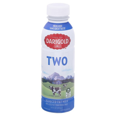 Darigold With Vitamins A & D Two Reduced Fat Milk - 14 Fl. Oz.