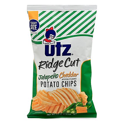 Utz Ridge Cut Jal Cheddar - 7.5 Oz - Image 3