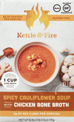 Kettle An Soup Cauliflower Spicy - 16.9 Oz - Image 1