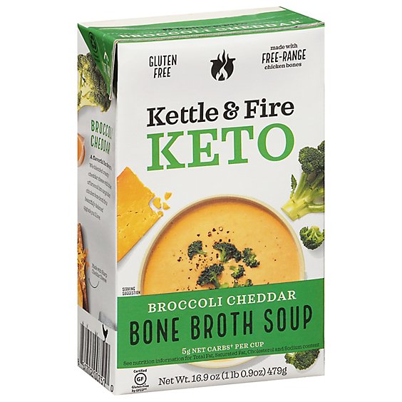 Kettle An Soup Cheddar Broccoli - 16.9 Oz