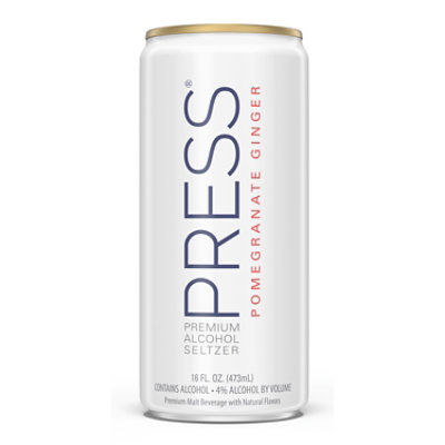 Press Pomegranate Ginger Seltzer Single - 16 Fl. Oz. - Image 1