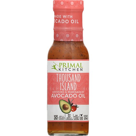 Primal Kitchen Dressing & Marinade With Avocado Oil Thousand Island - 8 Oz