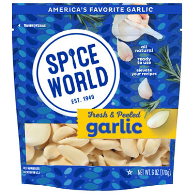 Garlic Peeled Bag 6oz - Each - Image 1