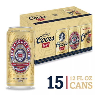 Coors Banquet Beer American Style Lager 5% ABV Cans - 18-16 Fl. Oz.