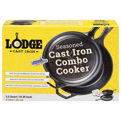 Lodge Cooker W/Lid Combo - Each