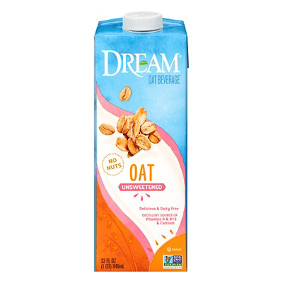 Dream Milk Oat Unsweetened - 32 Fl. Oz. - Image 4